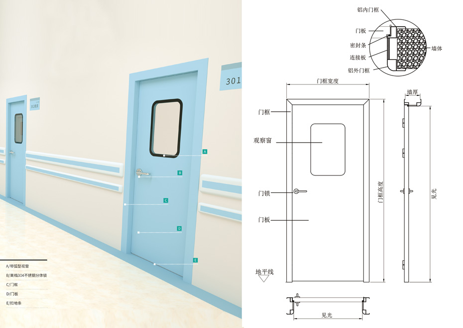 医用洁净钢制门厂家，【利来集团易洁门】用精湛做工来提升产品使用寿命