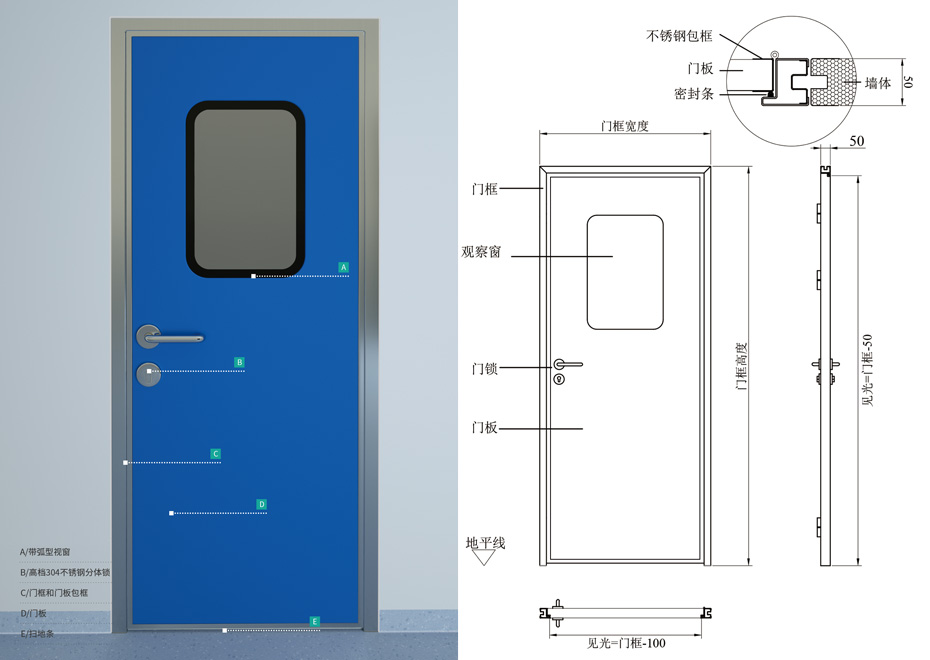 洁净室钢制门定制哪家品质有保障？